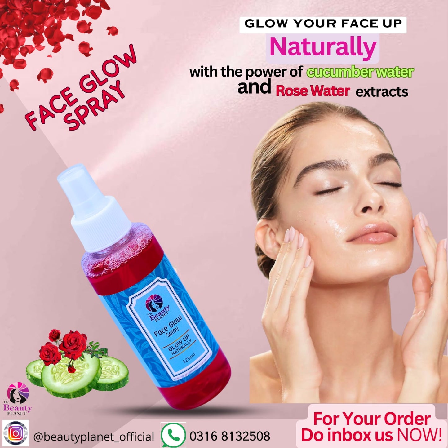 Best face glow spray