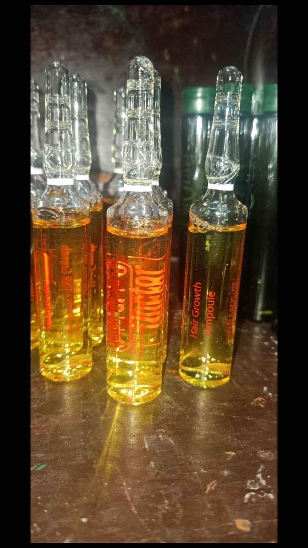 Hair growth ampoule