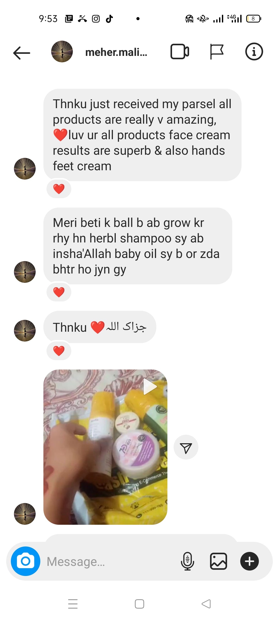 Grow out herbal hair oil