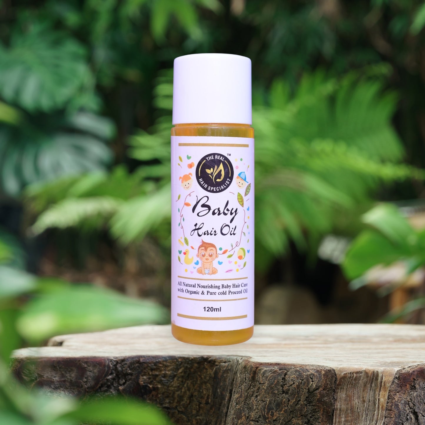 Baby hair oil
