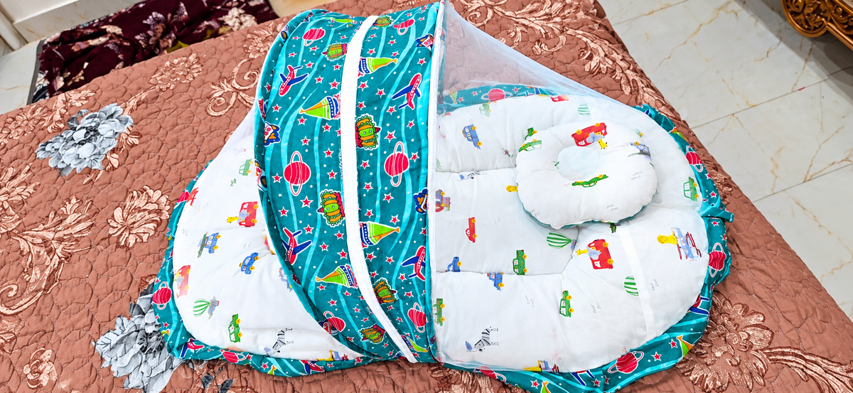 Baby bed bistar with net covering