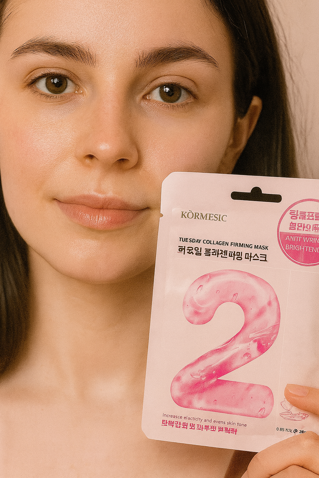 Collagen firming face mask sheet