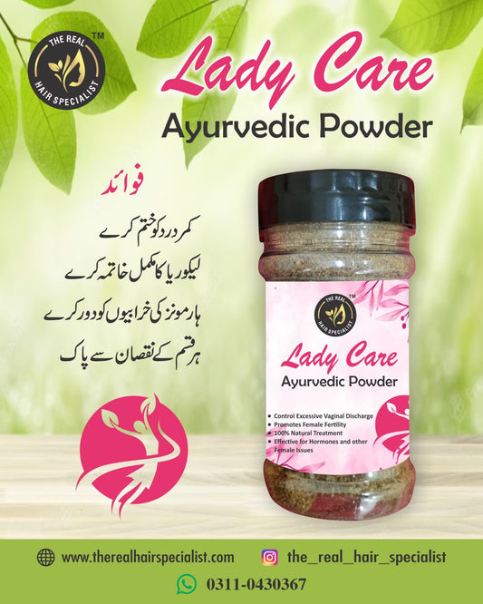 Lady care powder for lecoria