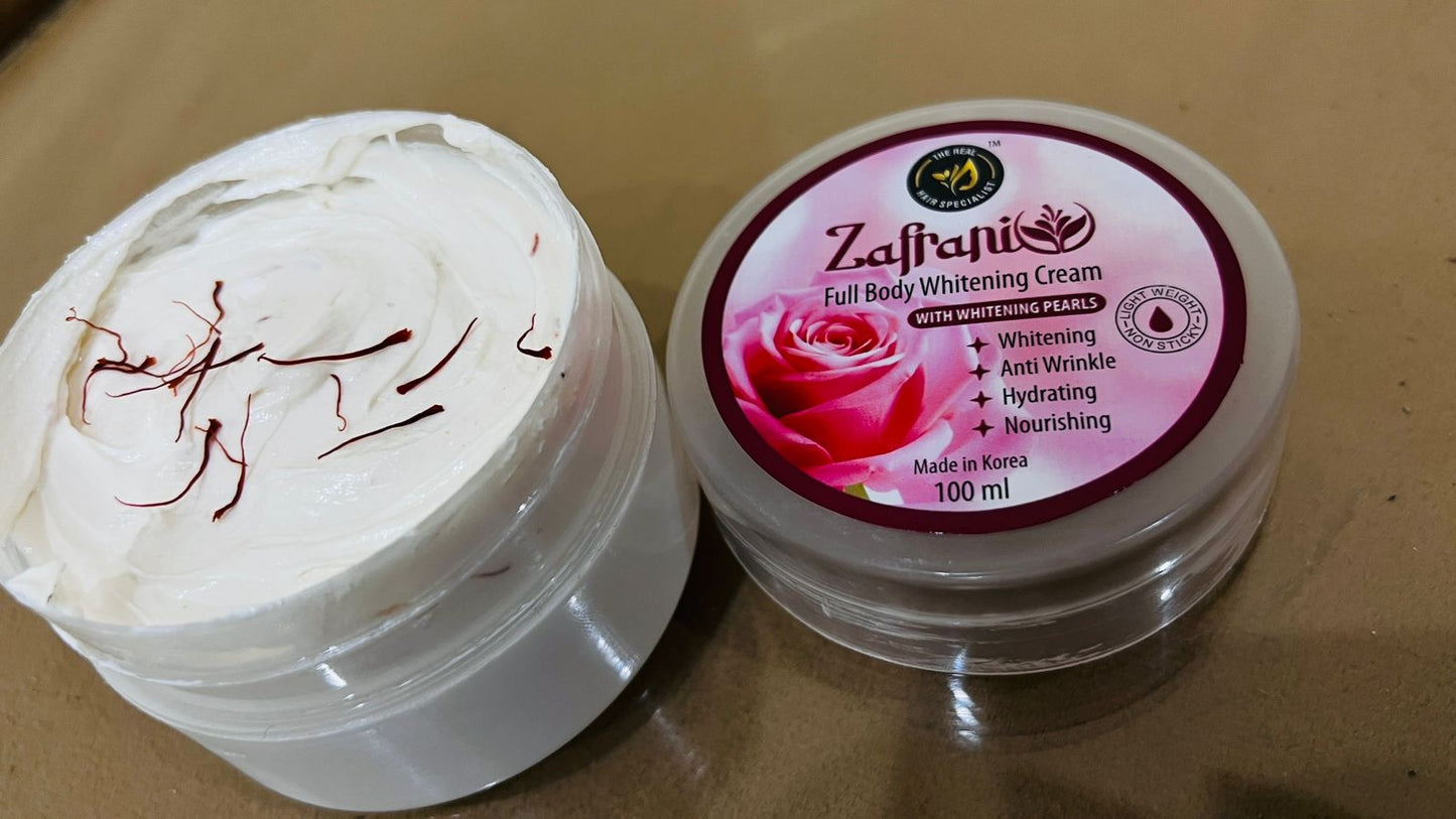 Zafarni body whitening cream