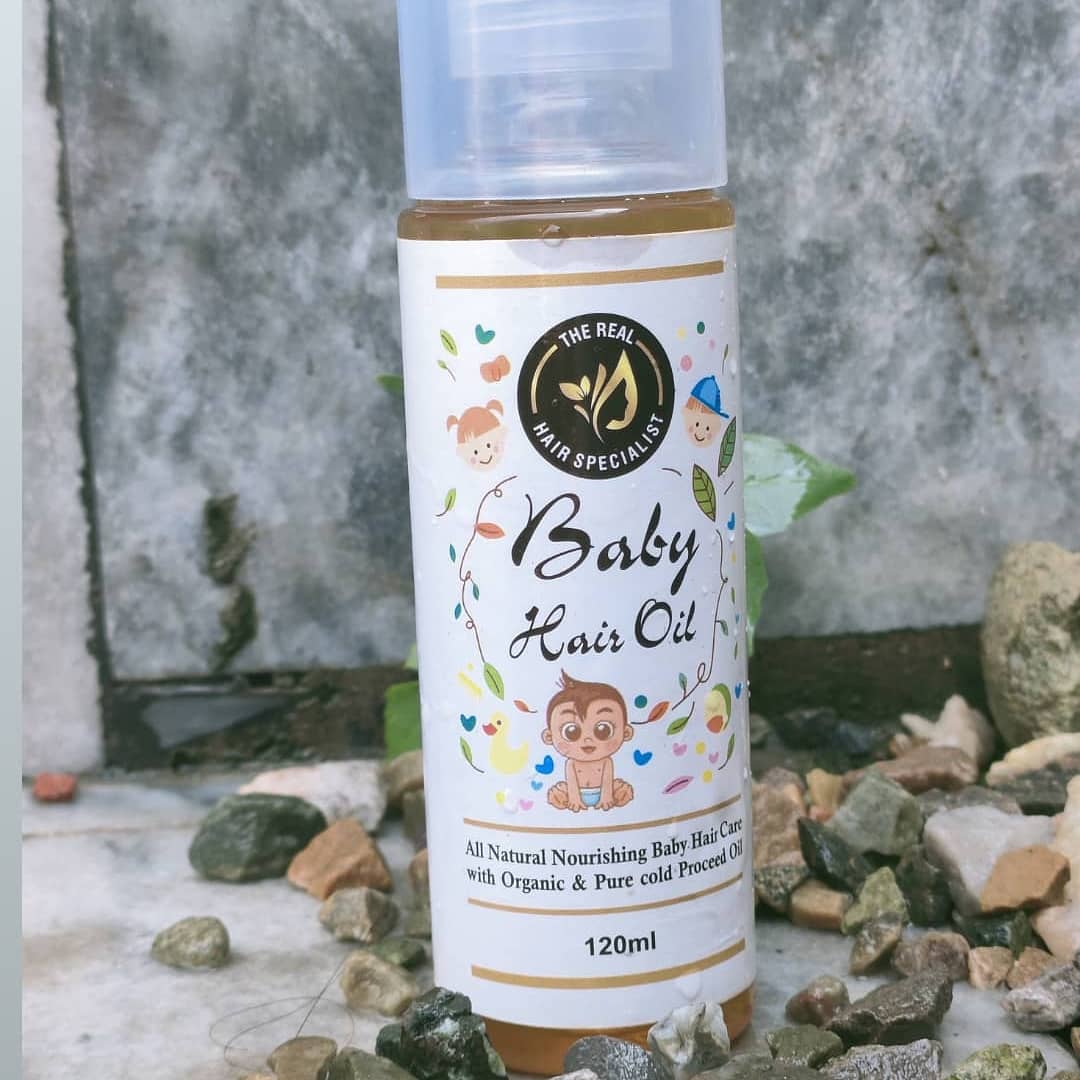 Baby hair oil