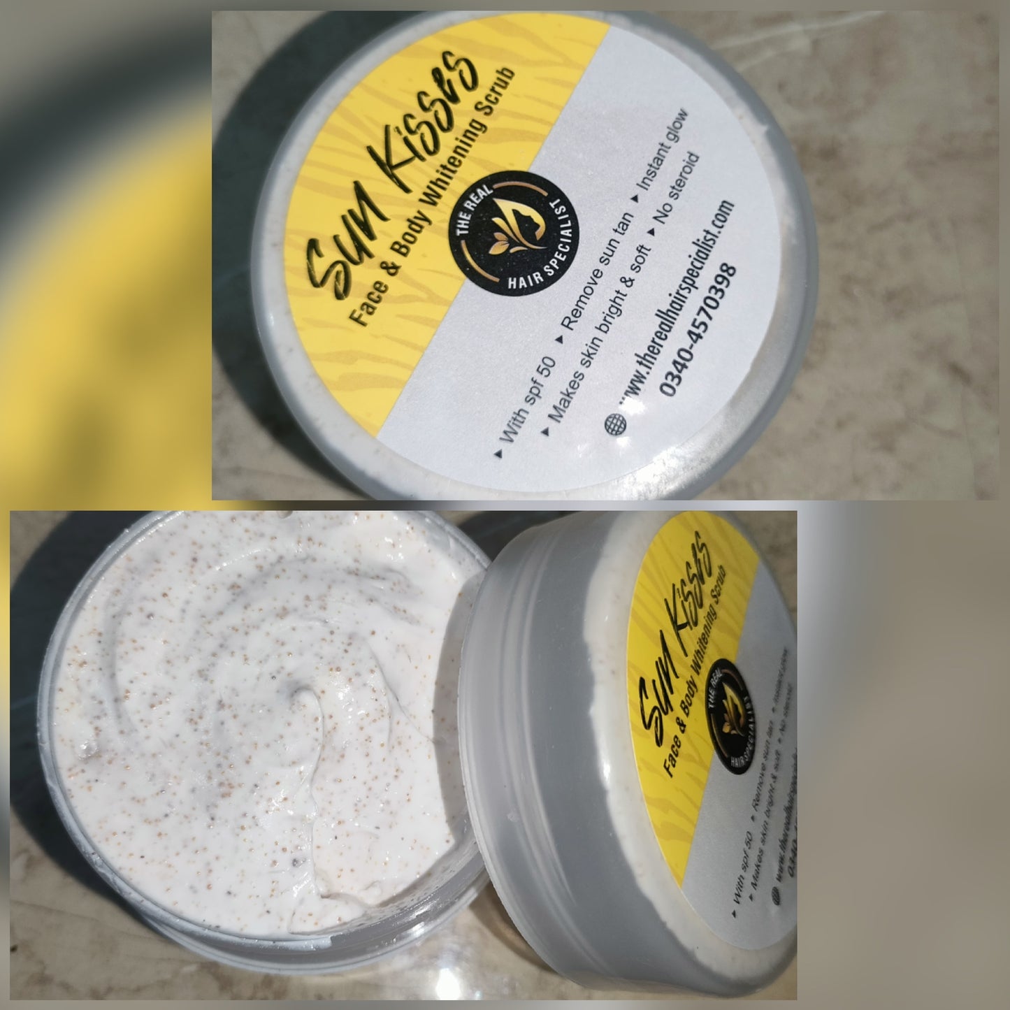 Sun kisses body & face scrub