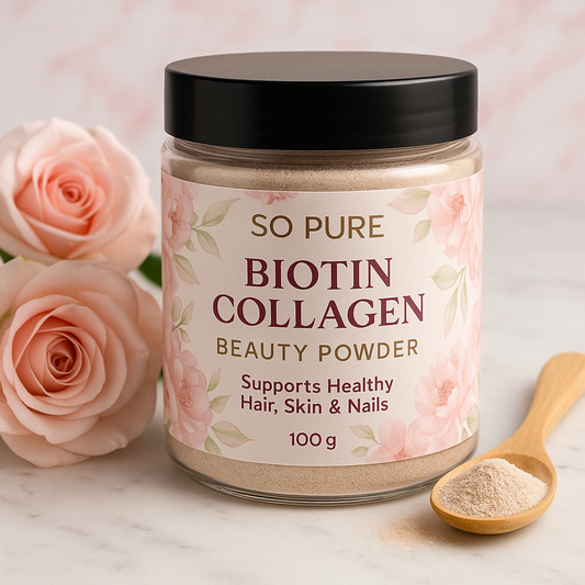 Collagen biotin powder