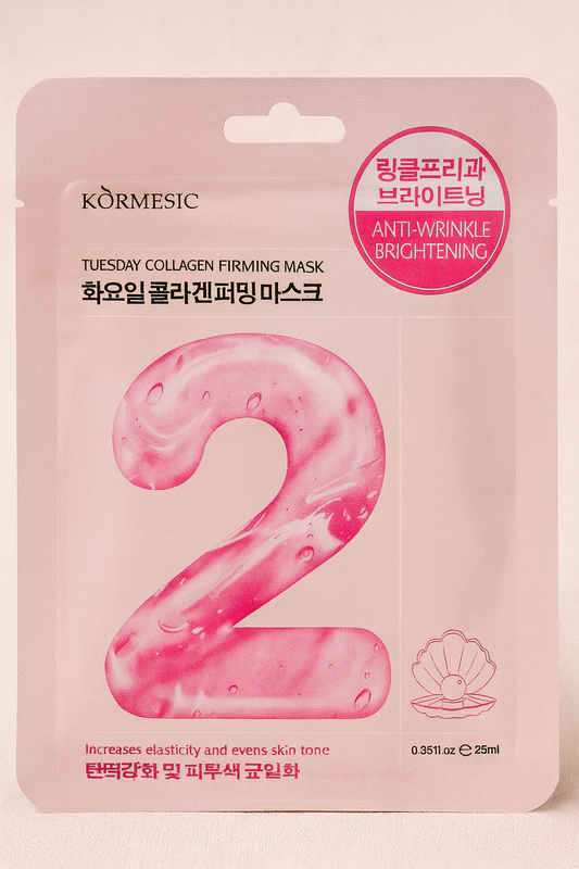 Collagen firming face mask sheet