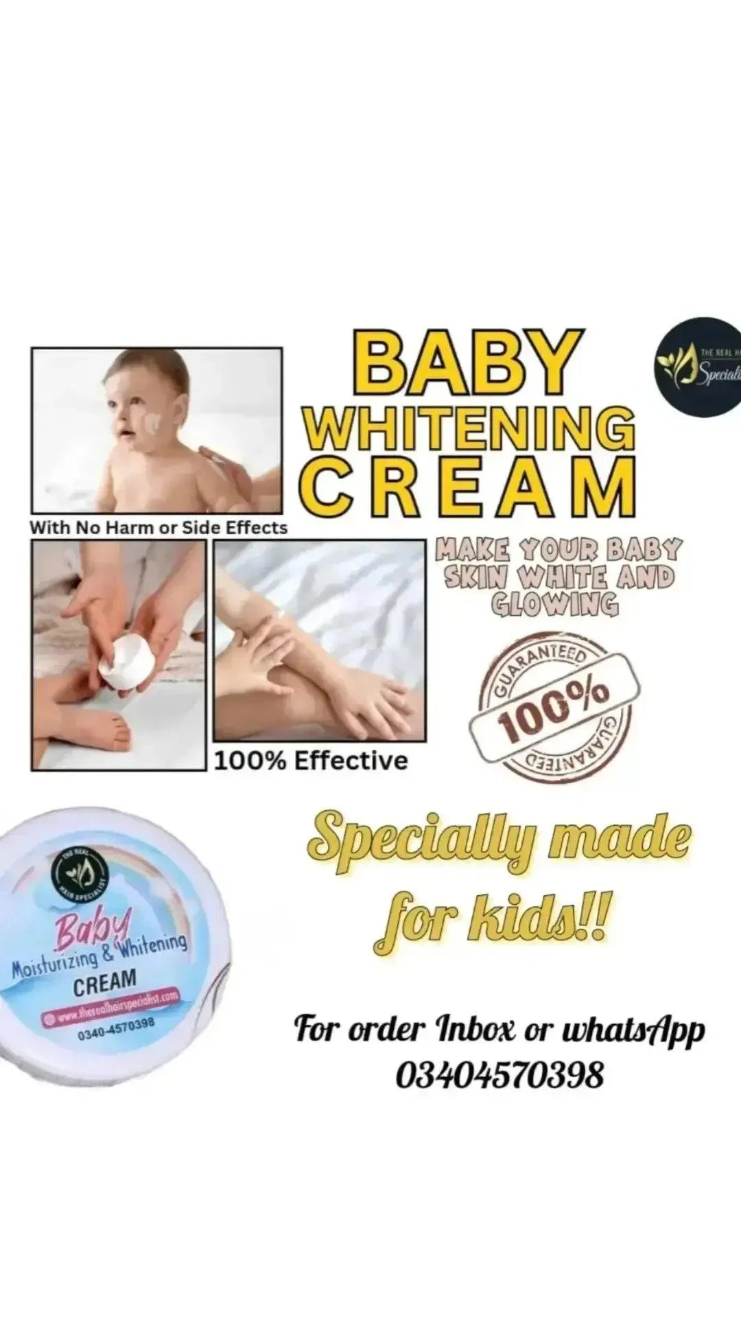 Baby face cream